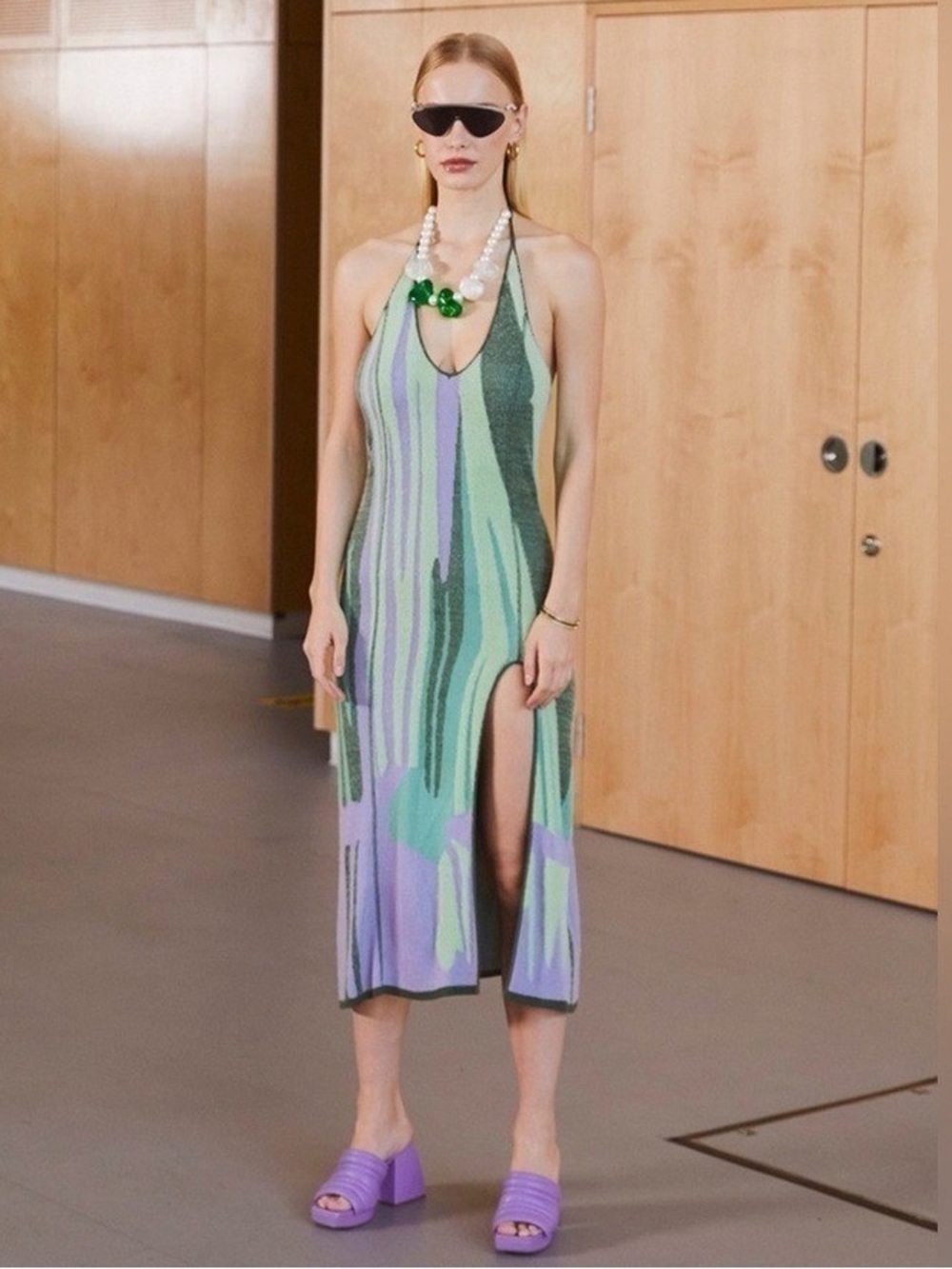 House of Sunny Lakeside Hockney Dress